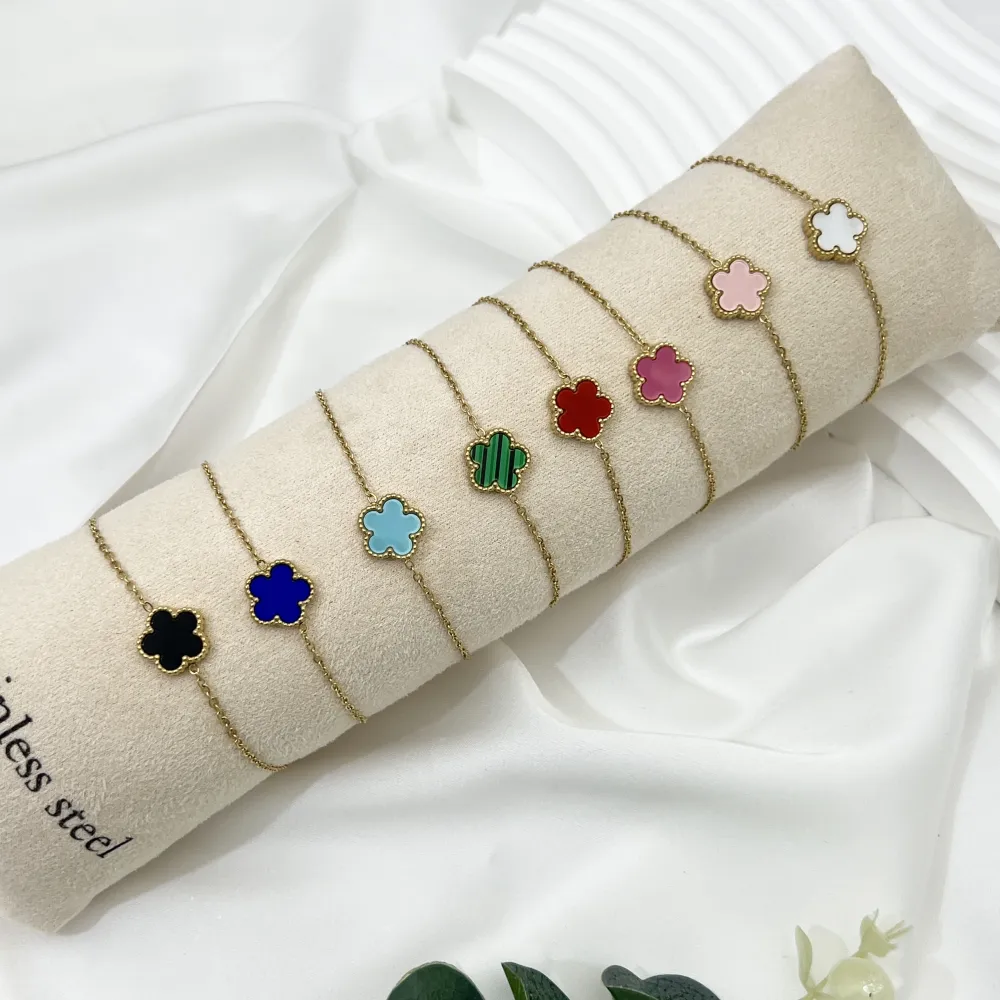 Fiore-Bracciale in Acciaio - BAC-413-2035