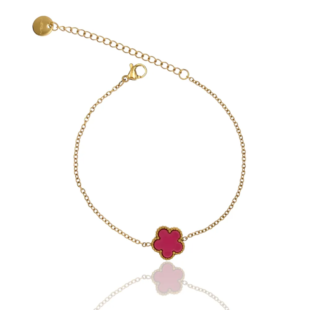 Fiore-Bracciale in Acciaio - BAC-413-2035