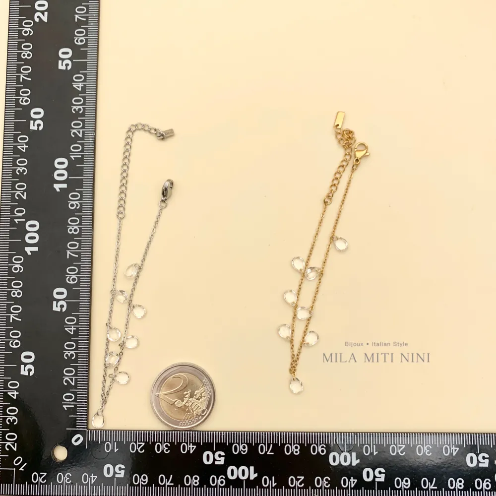 BAC413-2405-P.luci a Goccia-Bracciale in Acciaio - BAC413-2405