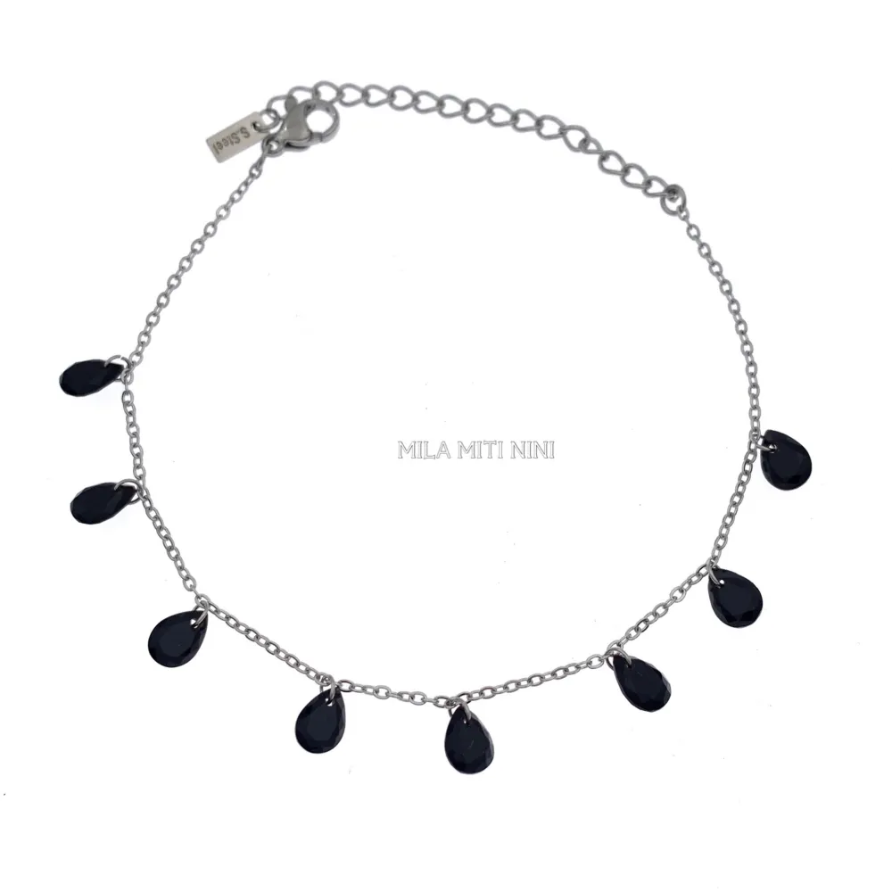 BAC413-2405-P.luci a Goccia-Bracciale in Acciaio - BAC413-2405