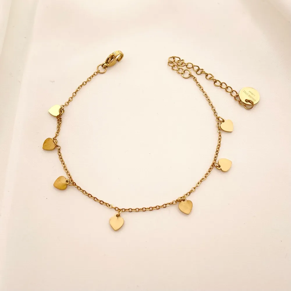 Cuore Cuorecino-Bracciale in Acciaio con Chiusura - BAC-413-2845