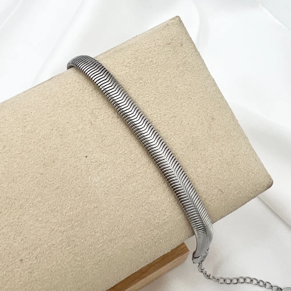 Serpente 5mm -Bracciale in Acciaio - BAC-413-3126A