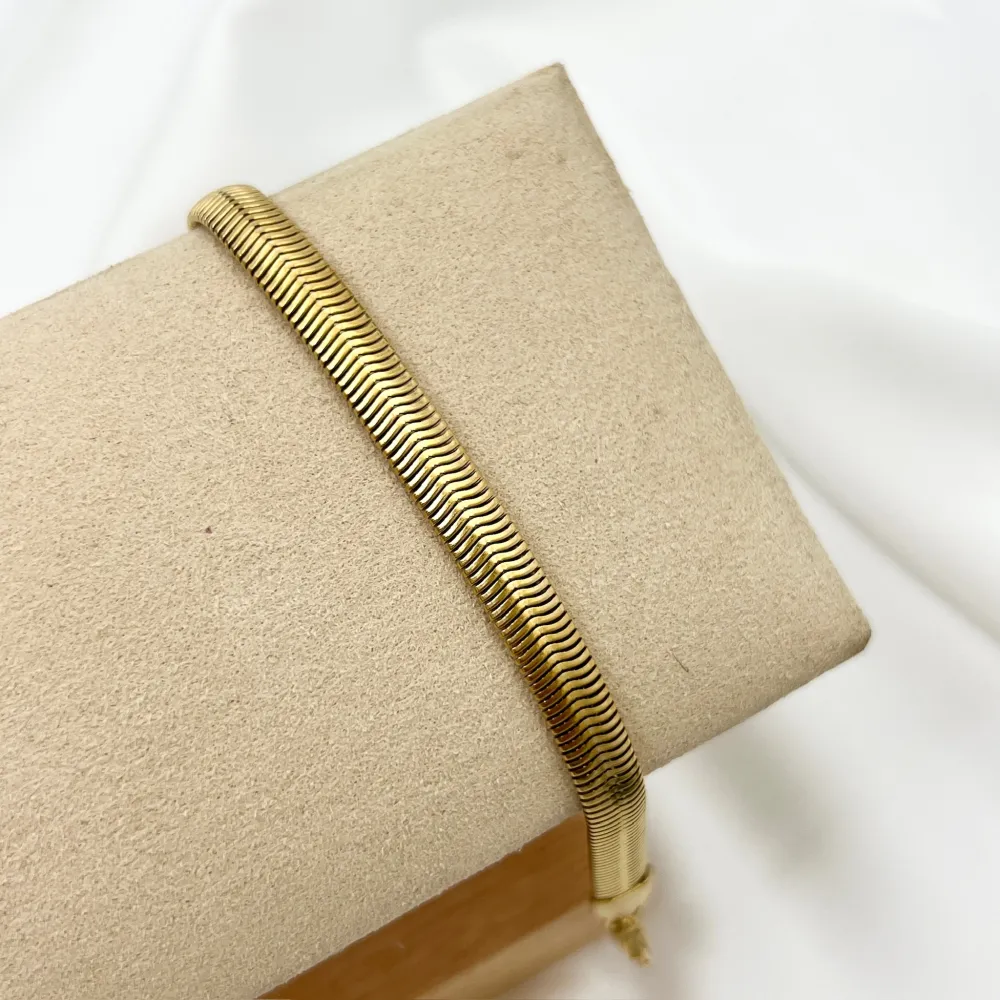 Serpente 5mm -Bracciale in Acciaio - BAC-413-3126A