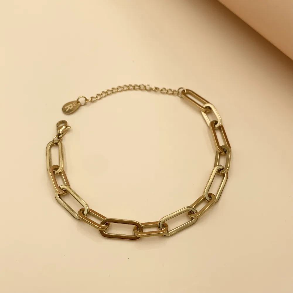 BAC7468-Catena Piccola 7x14mm  -Bracciale in Acciaio - BAC7468-Catena Piccola 7x14mm  -Bracciale in Acciaio