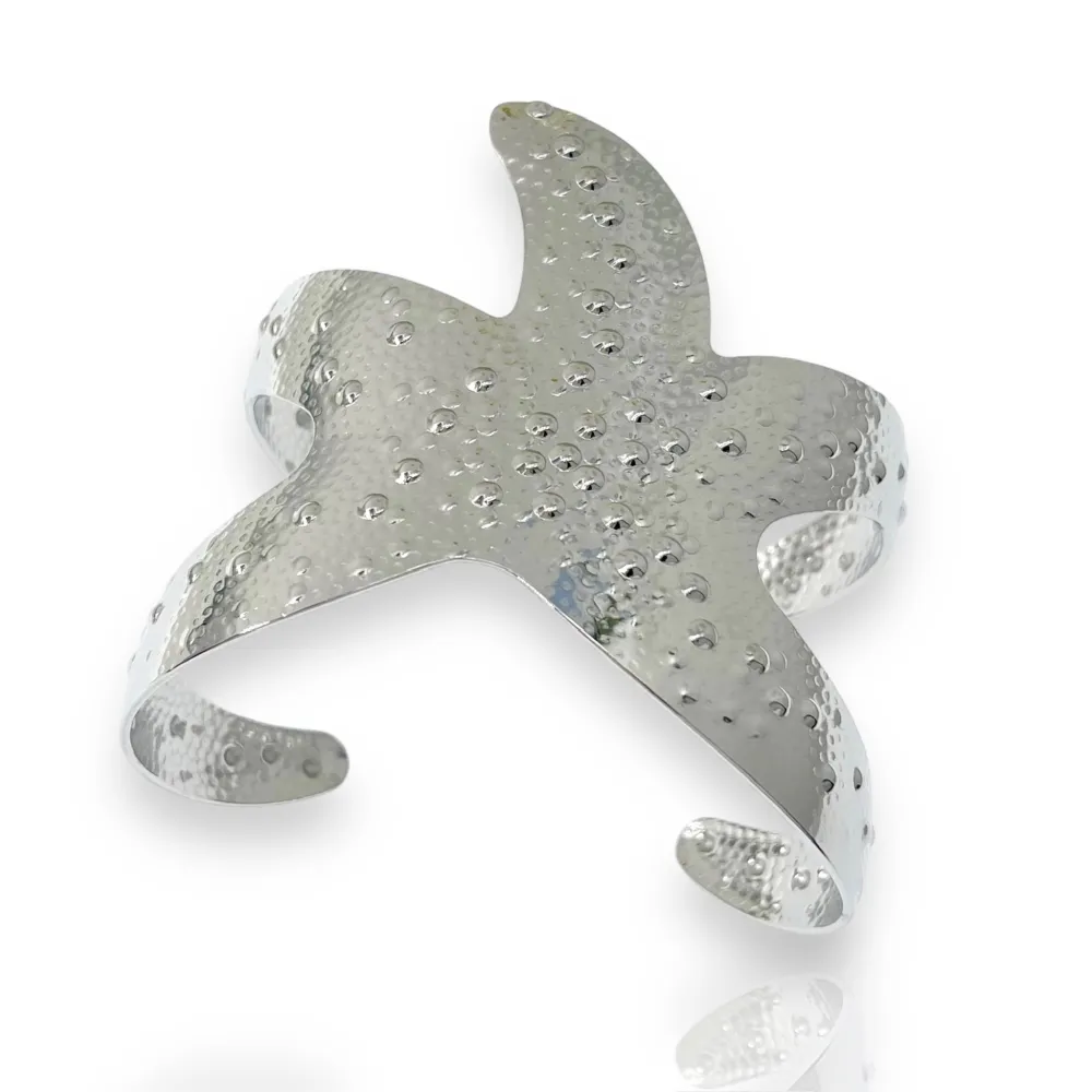 Stella Marina Smaltata-Bracciale Rigido in Acciaio - BAR-732-191