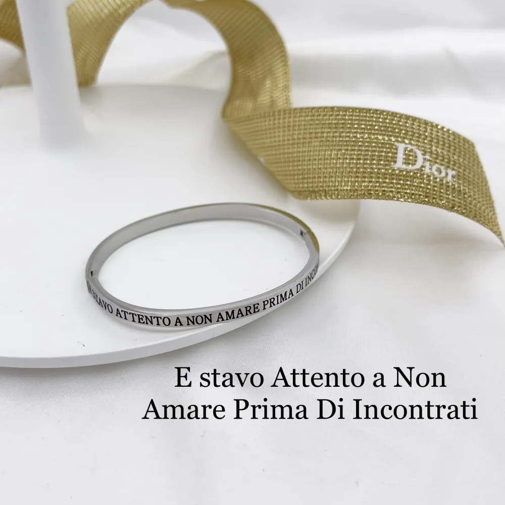 Bracciale a Catena in Acciaio - BAR7751-Scritte da N.1 a 25- Bracciale Rigido in Acciaio