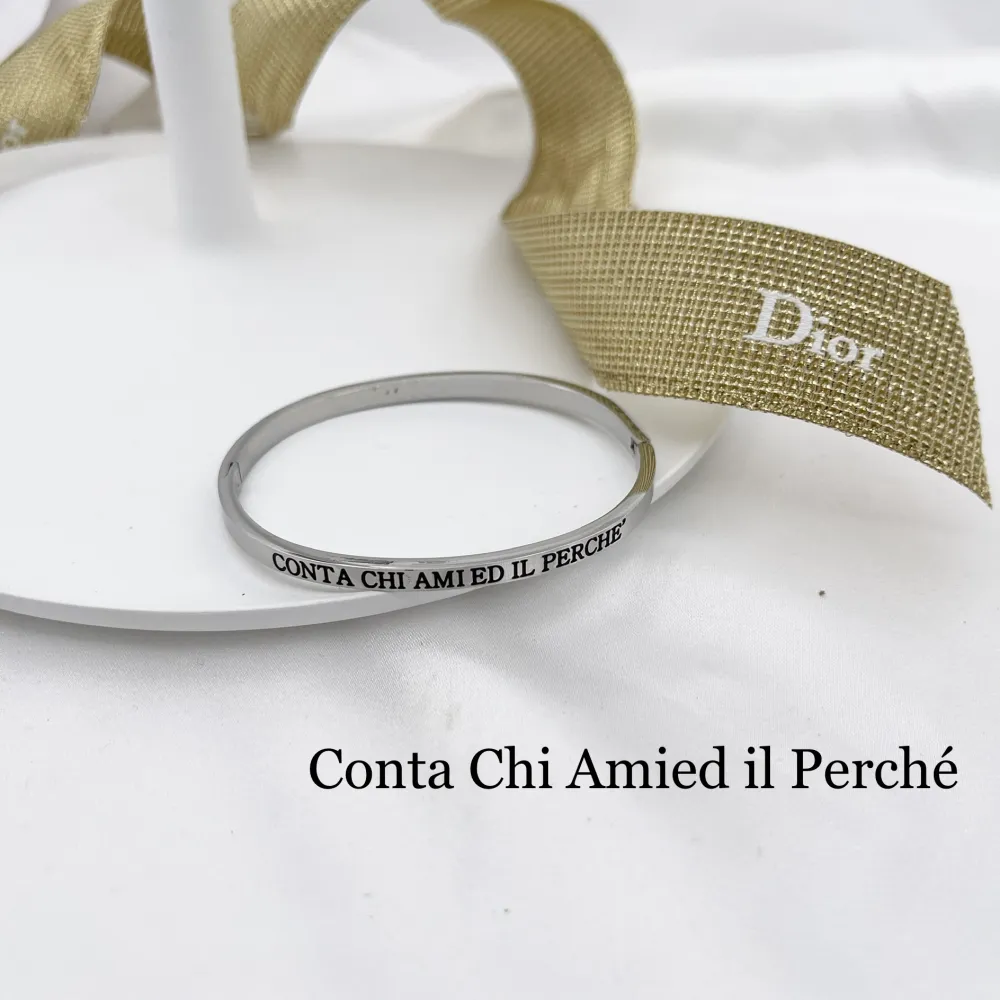 Bracciale a Catena in Acciaio - BAR7751-Scritte da N.1 a 25- Bracciale Rigido in Acciaio