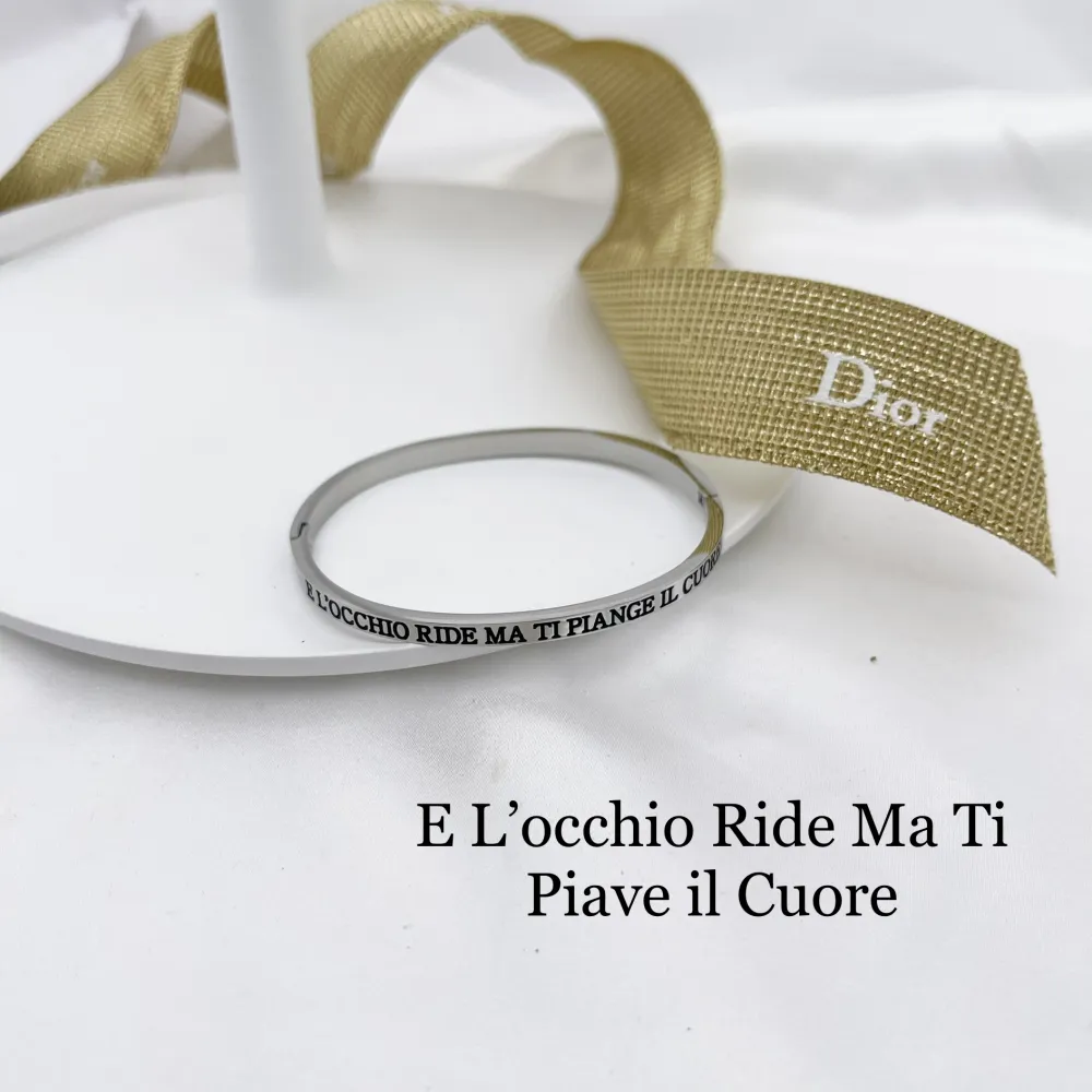 Bracciale a Catena in Acciaio - BAR7751-Scritte da N.1 a 25- Bracciale Rigido in Acciaio