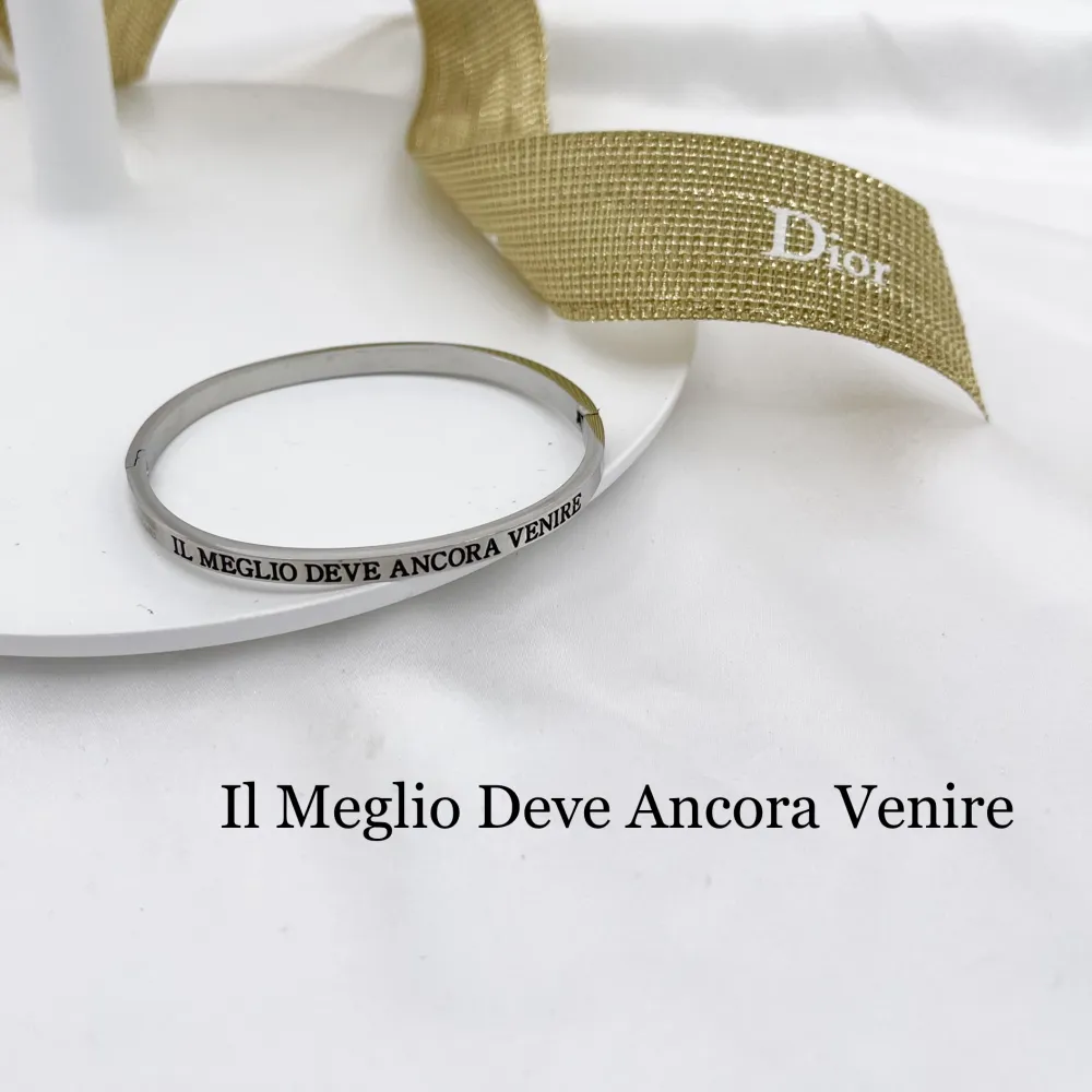 Bracciale a Catena in Acciaio - BAR7751-Scritte da N.1 a 25- Bracciale Rigido in Acciaio