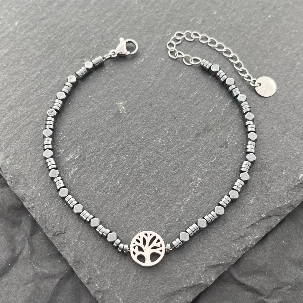 Albero della Vita-Bracciale in Acciaio da Uomo - BAU-103-AA2516B 4mm