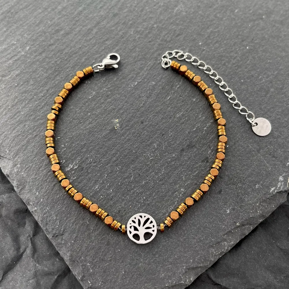 Albero della Vita-Bracciale in Acciaio da Uomo - BAU-103-AA2516B 4mm