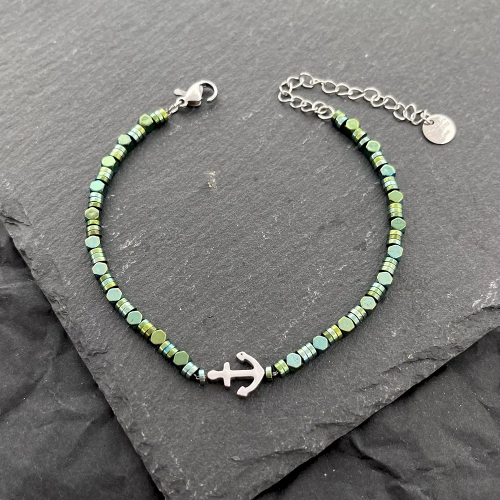 Ancora 4mm-Bracciale in Acciaio da Uomo - BAU-103-AA2518B 4mm