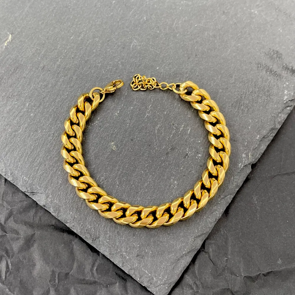 Catena 10mm 1.4NK3.1-Bracciale Unisex in Acciaio - BAU-208-234 10mm