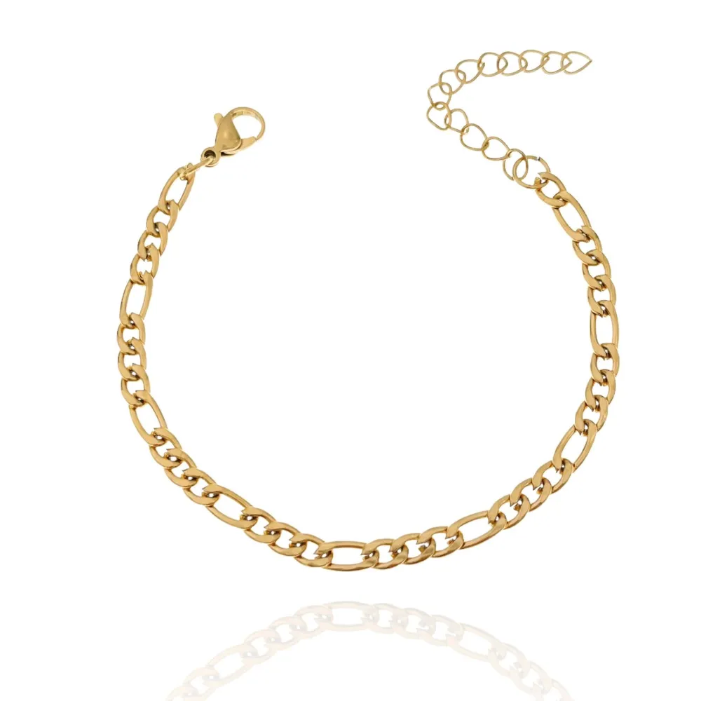 Catena 3+1-Bracciale in Acciaio - BAU-208-237