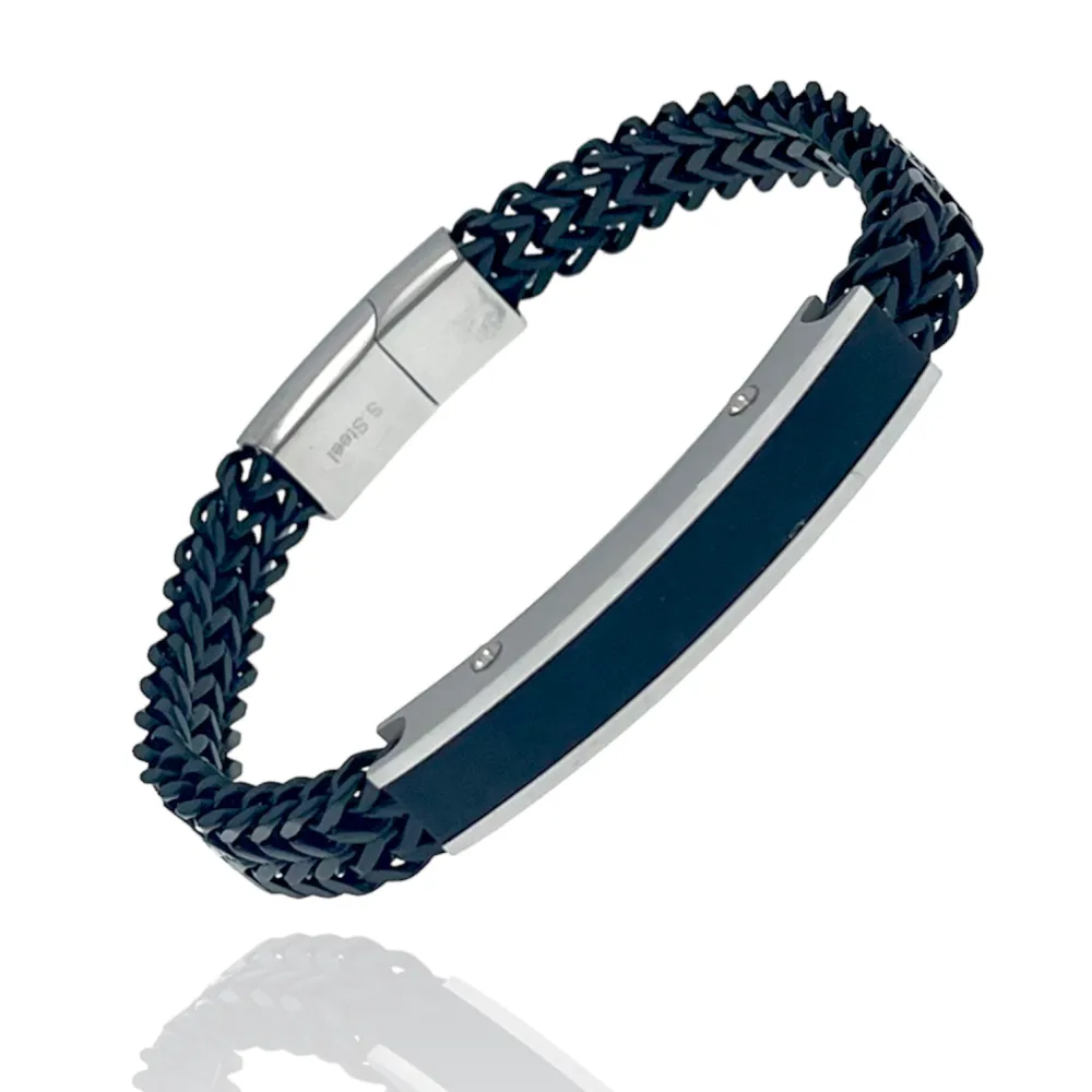 Senplice-Bracciale da Uomo in Acciaio - BAU-208-308