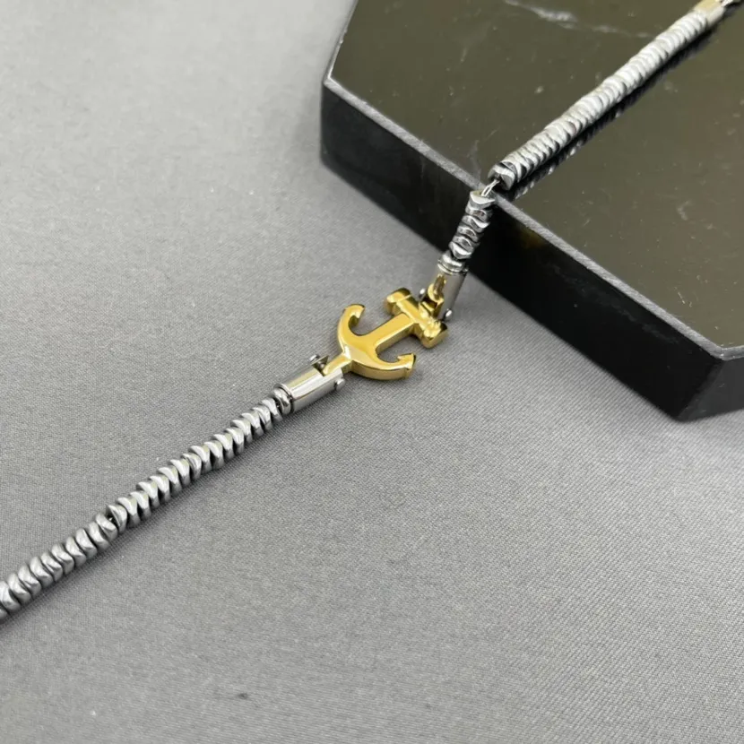 A'ncora-Bracciale in Acciaio da Uomo - BAU-600-B118A