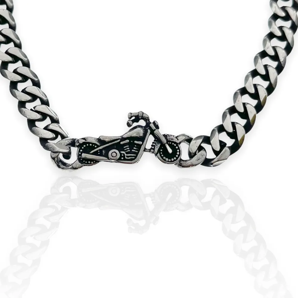 Moto-Bracciali in Acciaio da Uomo - BAU-600-B118