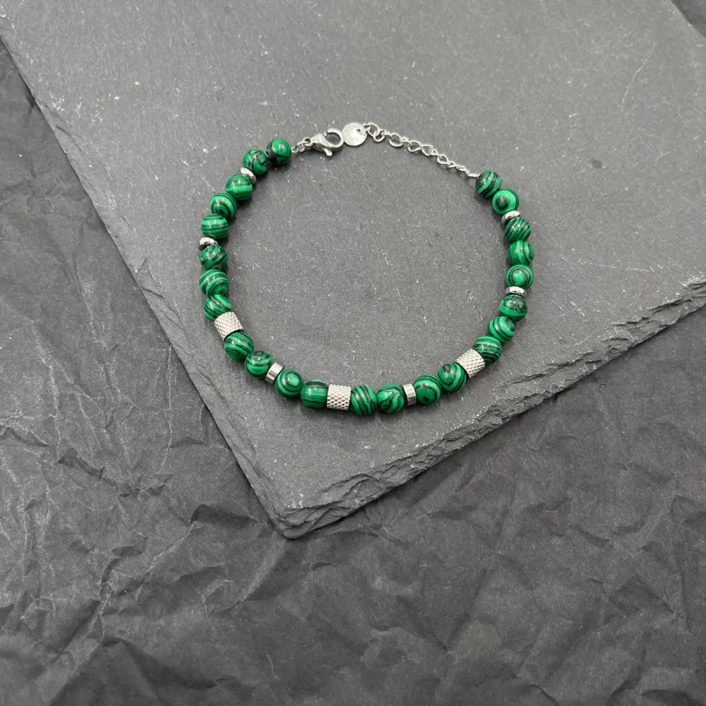 Pietrine-Bracciale in Acciaio da Uomo - BAU-600-B173