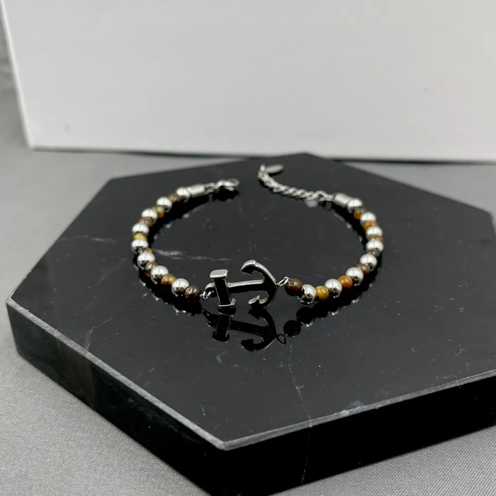 A'ncora-Bracciale in Acciaio da Uomo - BAU-600-B210