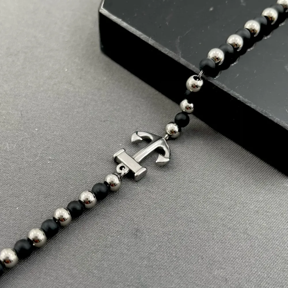 A'ncora-Bracciale in Acciaio da Uomo - BAU-600-B210