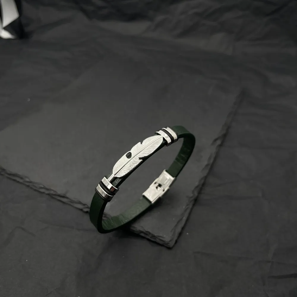 Piuma-Bracciale Uomo in Acciaio - BAU-600-H210