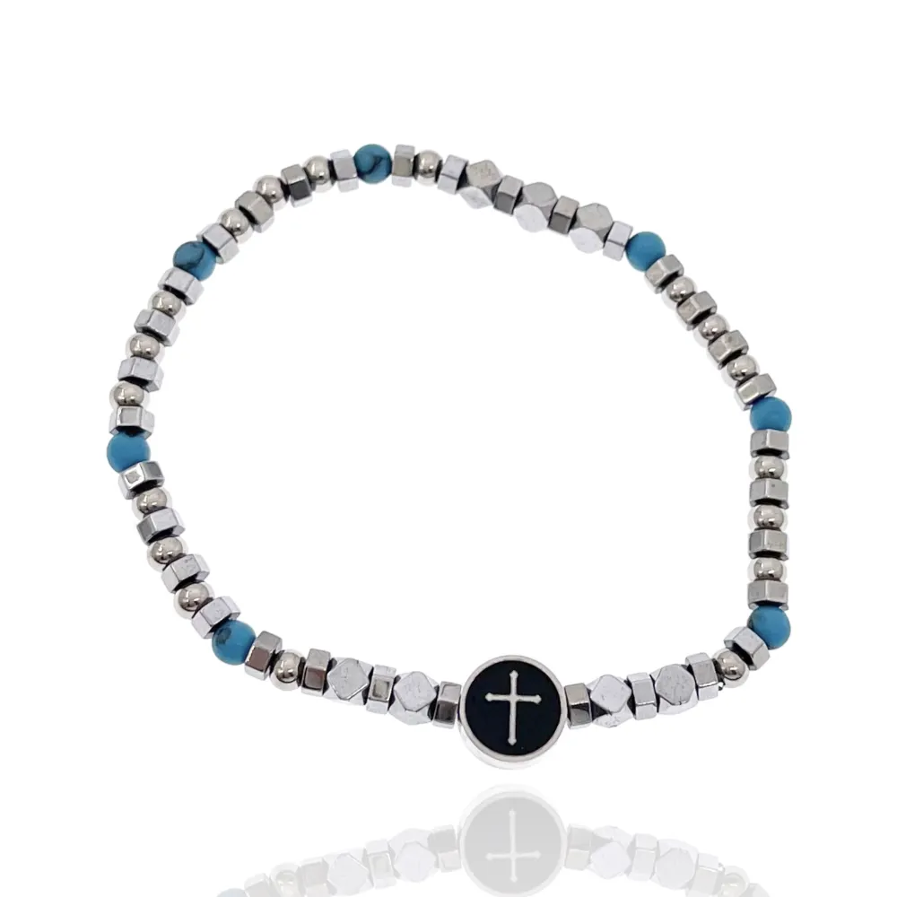 Croce-Bracciale Elastico in Acciaio - BAU-600-H241