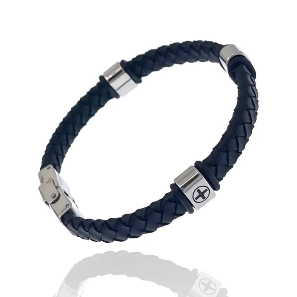 Crcoe-Bracciale in Acciaio da Uomo - BAU-600-H255