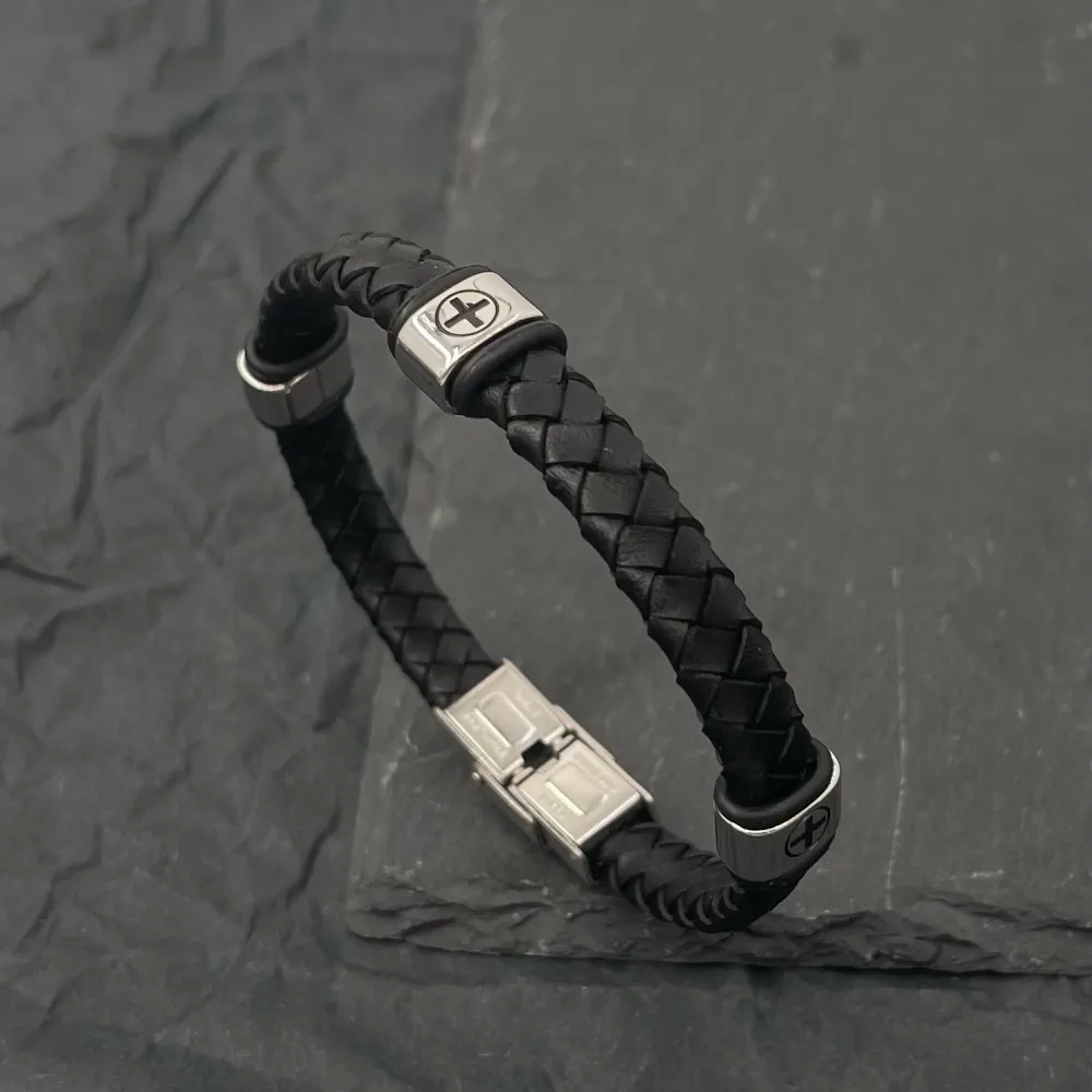 Crcoe-Bracciale in Acciaio da Uomo - BAU-600-H255