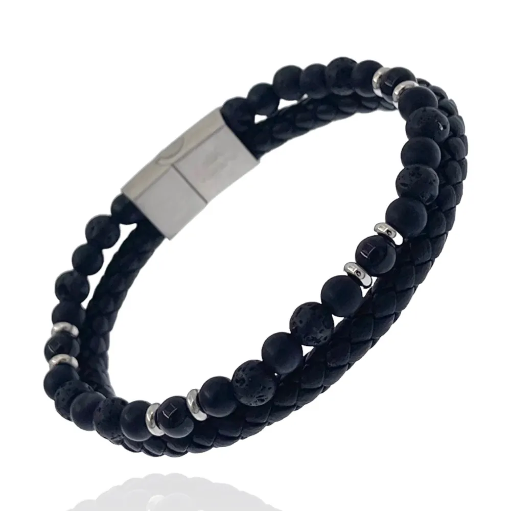 Multifili -Bracciale in Acciaio da Uomo - BAU-600-H257