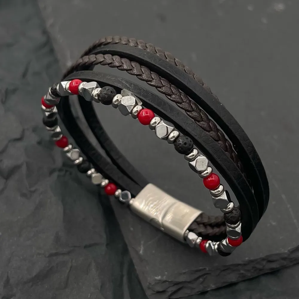 Multifili -Bracciale in Acciaio da Uomo - BAU-600-H260