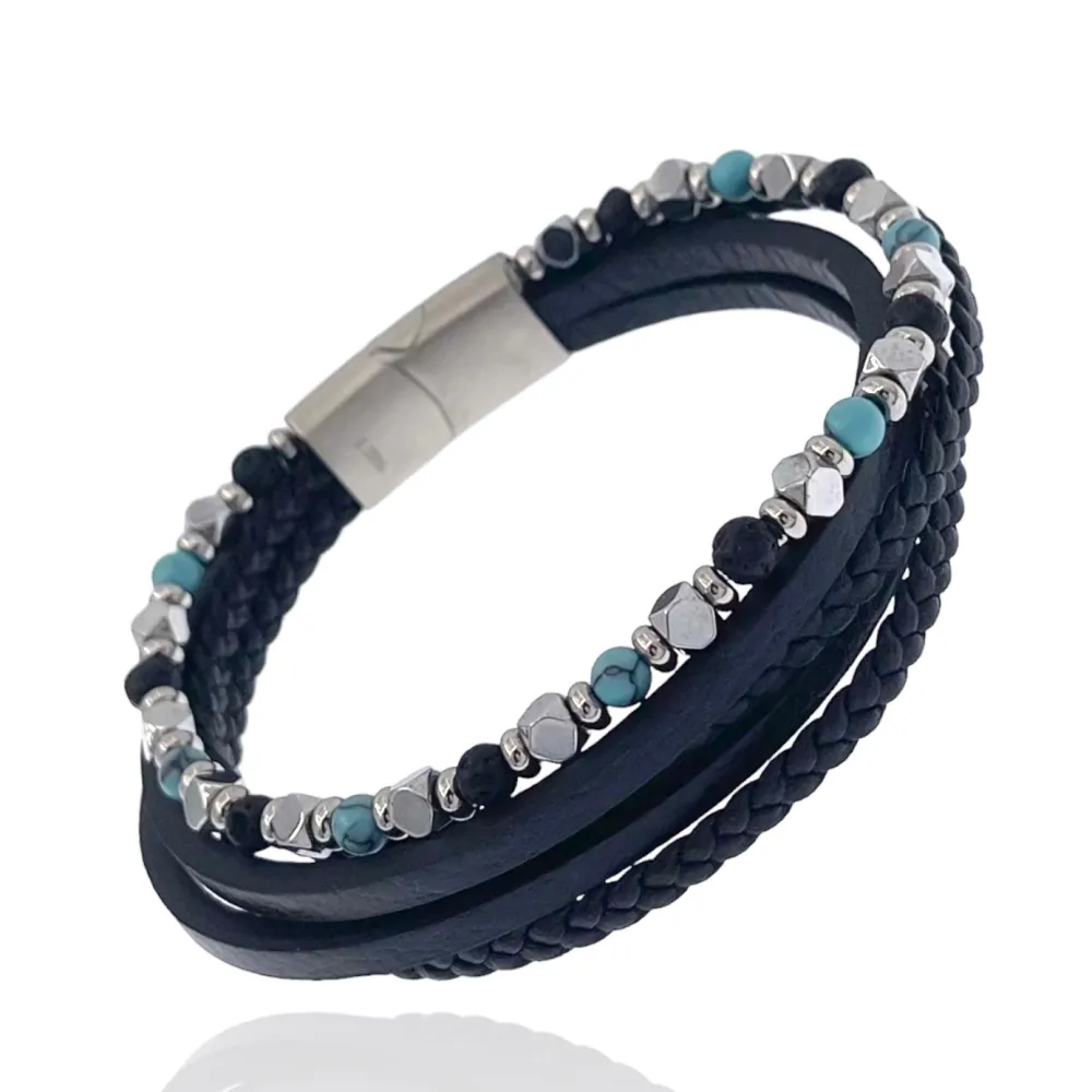 Multifili -Bracciale in Acciaio da Uomo - BAU-600-H260