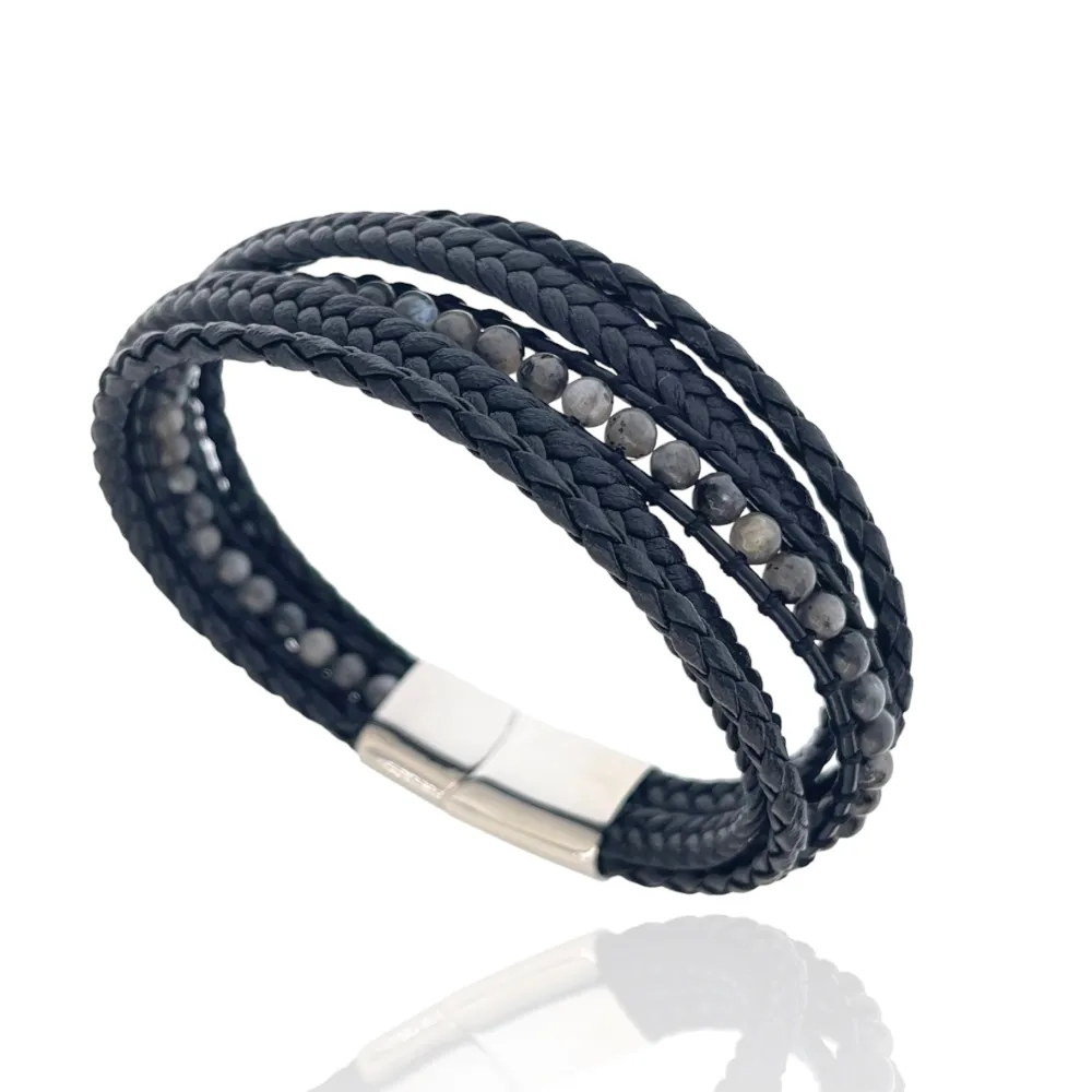 Multifili -Bracciale in Acciaio da Uomo - BAU-720-24