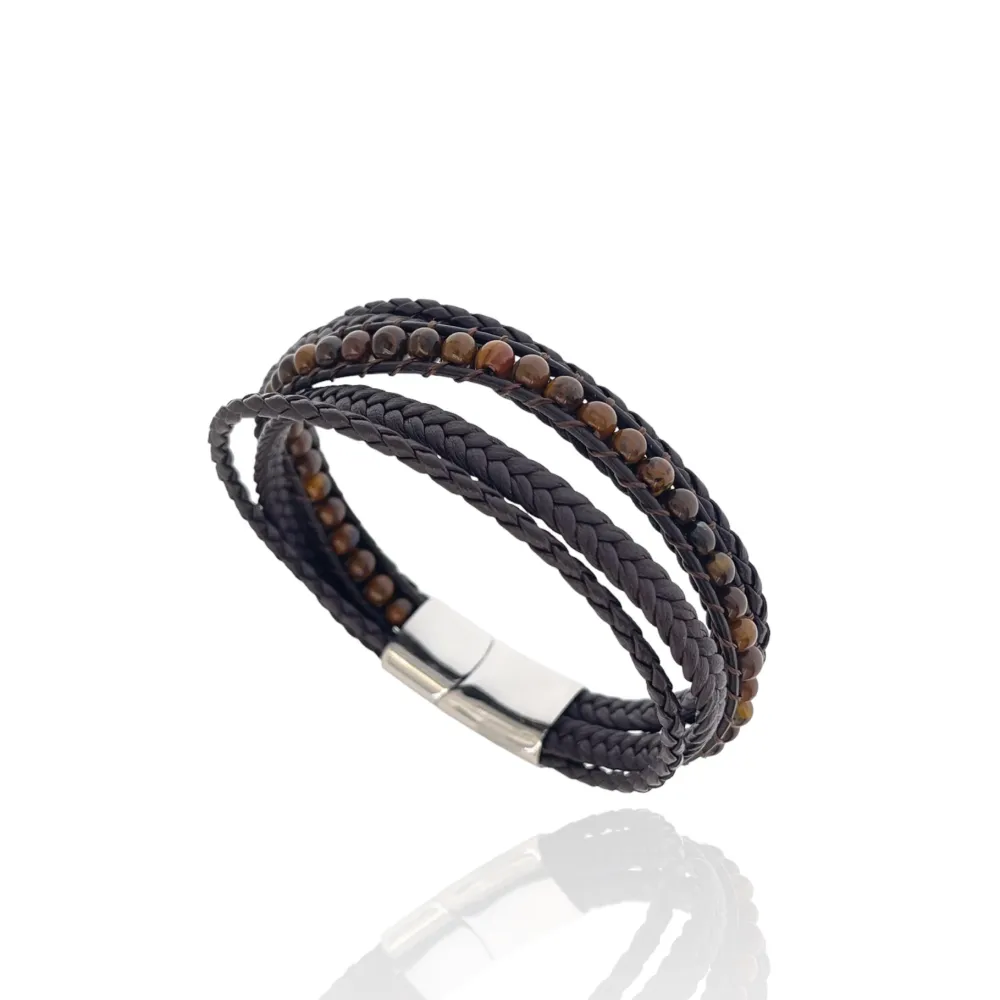 Multifili -Bracciale in Acciaio da Uomo - BAU-720-24