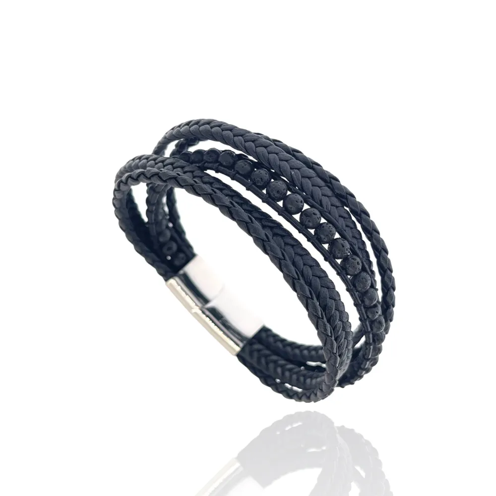 Multifili -Bracciale in Acciaio da Uomo - BAU-720-24