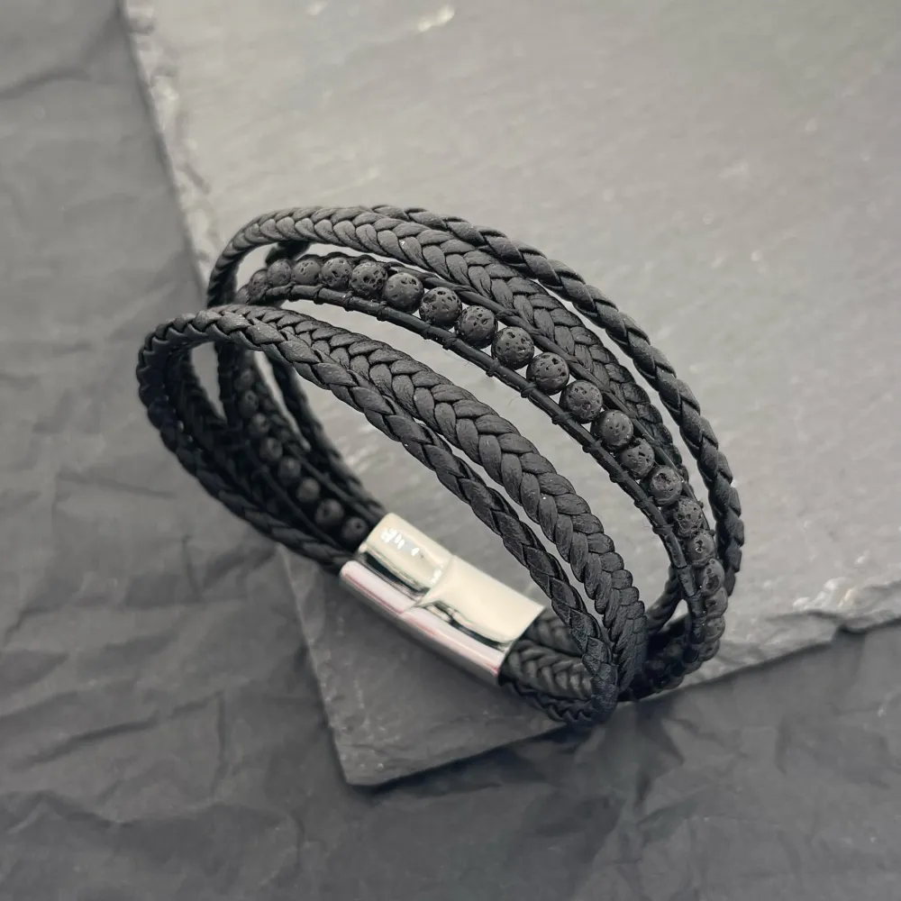 Multifili -Bracciale in Acciaio da Uomo - BAU-720-24