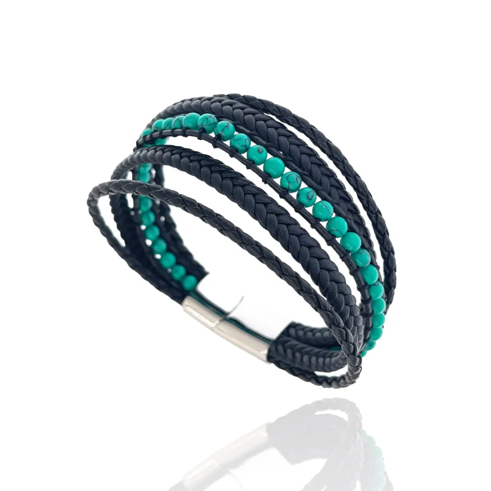 Multifili -Bracciale in Acciaio da Uomo - BAU-720-24