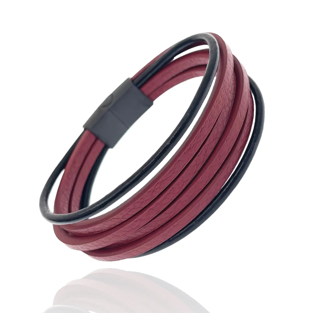 Multifili-Bracciale da Uomo in Acciaio - BAU-720-25