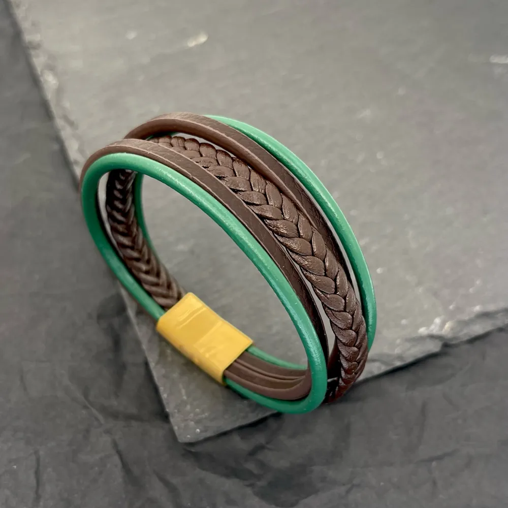 Multifili Intrecciato- Bracciale da Uomo in Acciaio - BAU-720-27