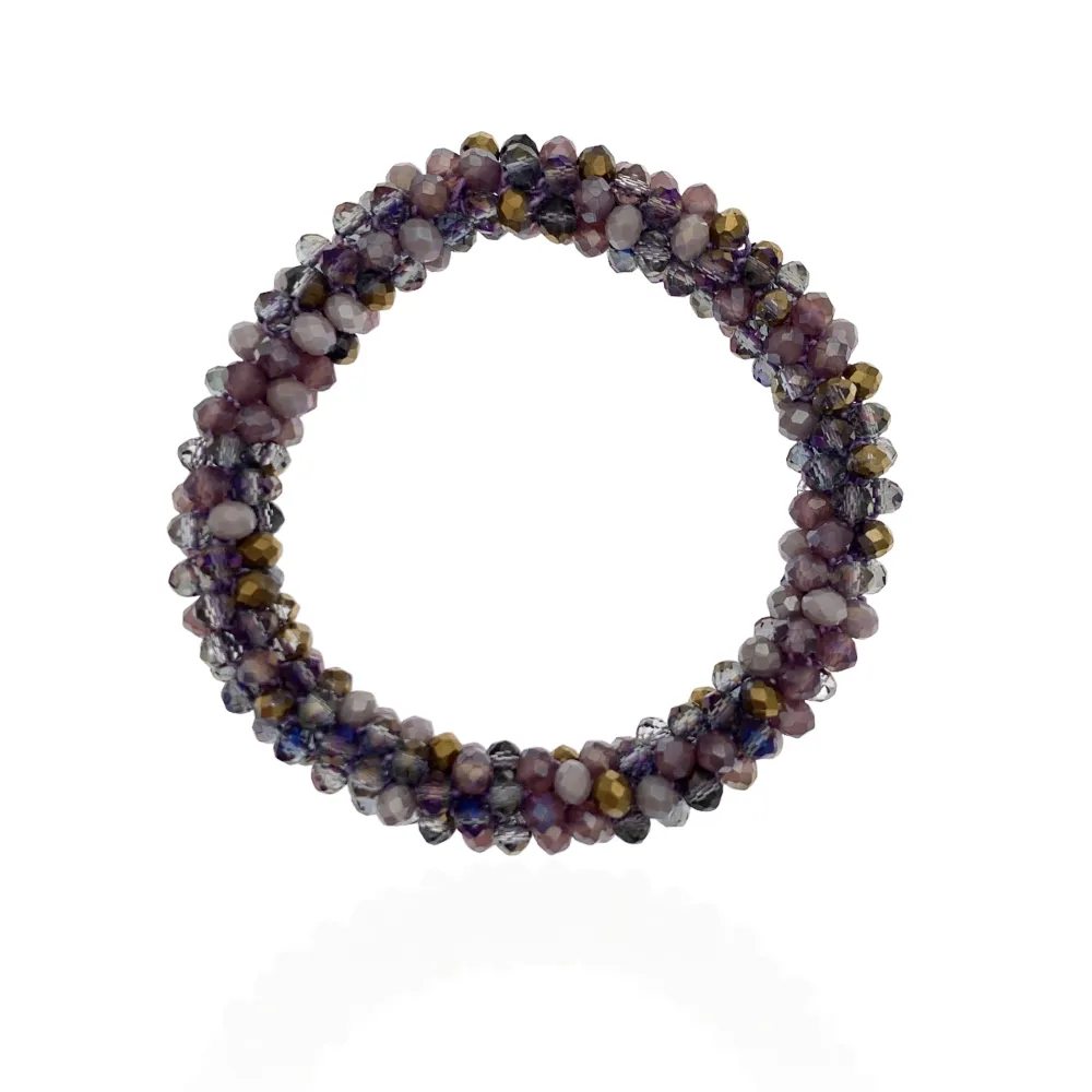 Tonalità Mix-Bracciale Elastico con Cristalli - BEC-1412 Tonalità Mix