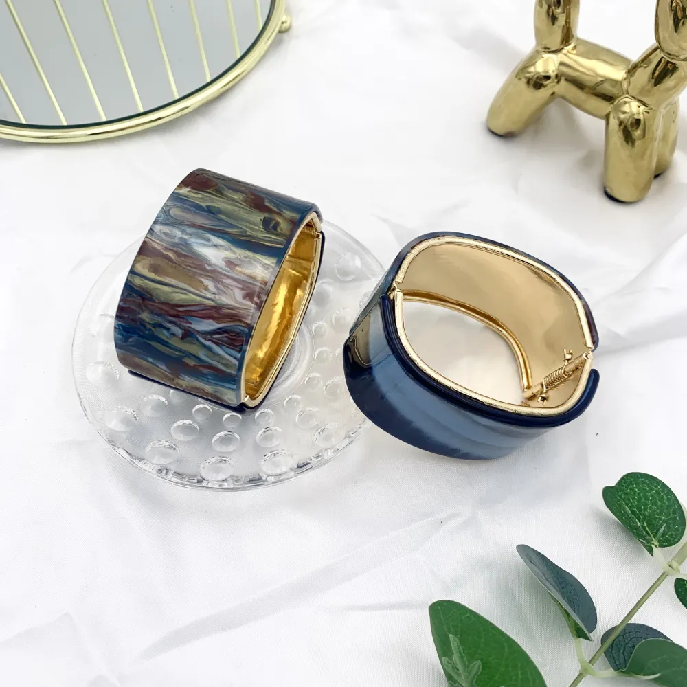 Fantasia-Bracciale Rigido Moda in Resina - BMM-1508