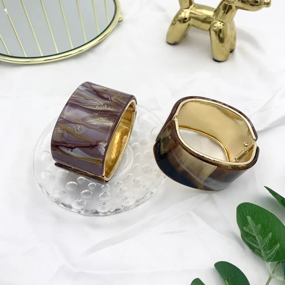 Fantasia-Bracciale Rigido Moda in Resina - BMM-1508