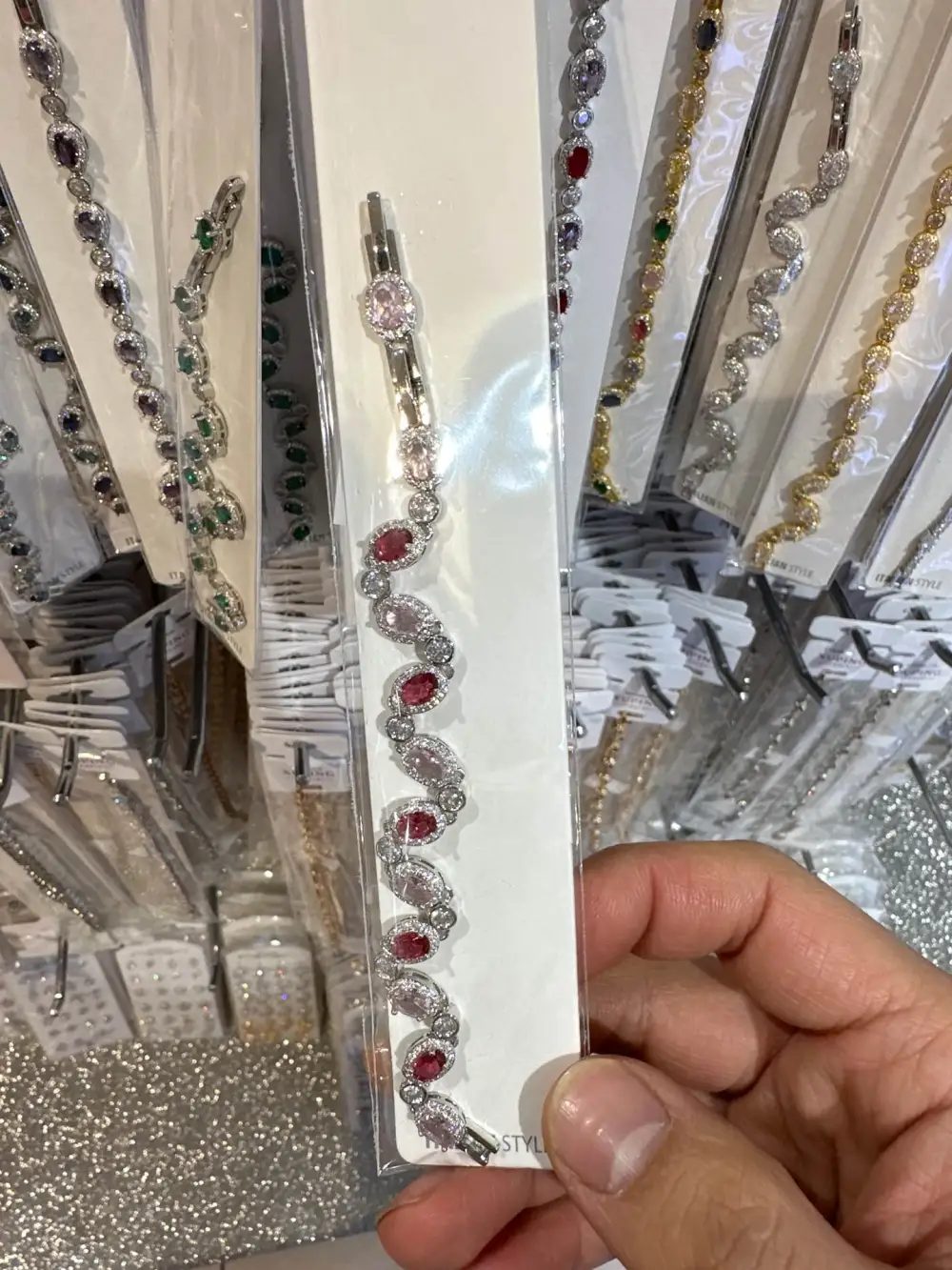 Ovale e Punto Luce-Bracciale con Cubic Zirconia - BMZ-103-AA2639B