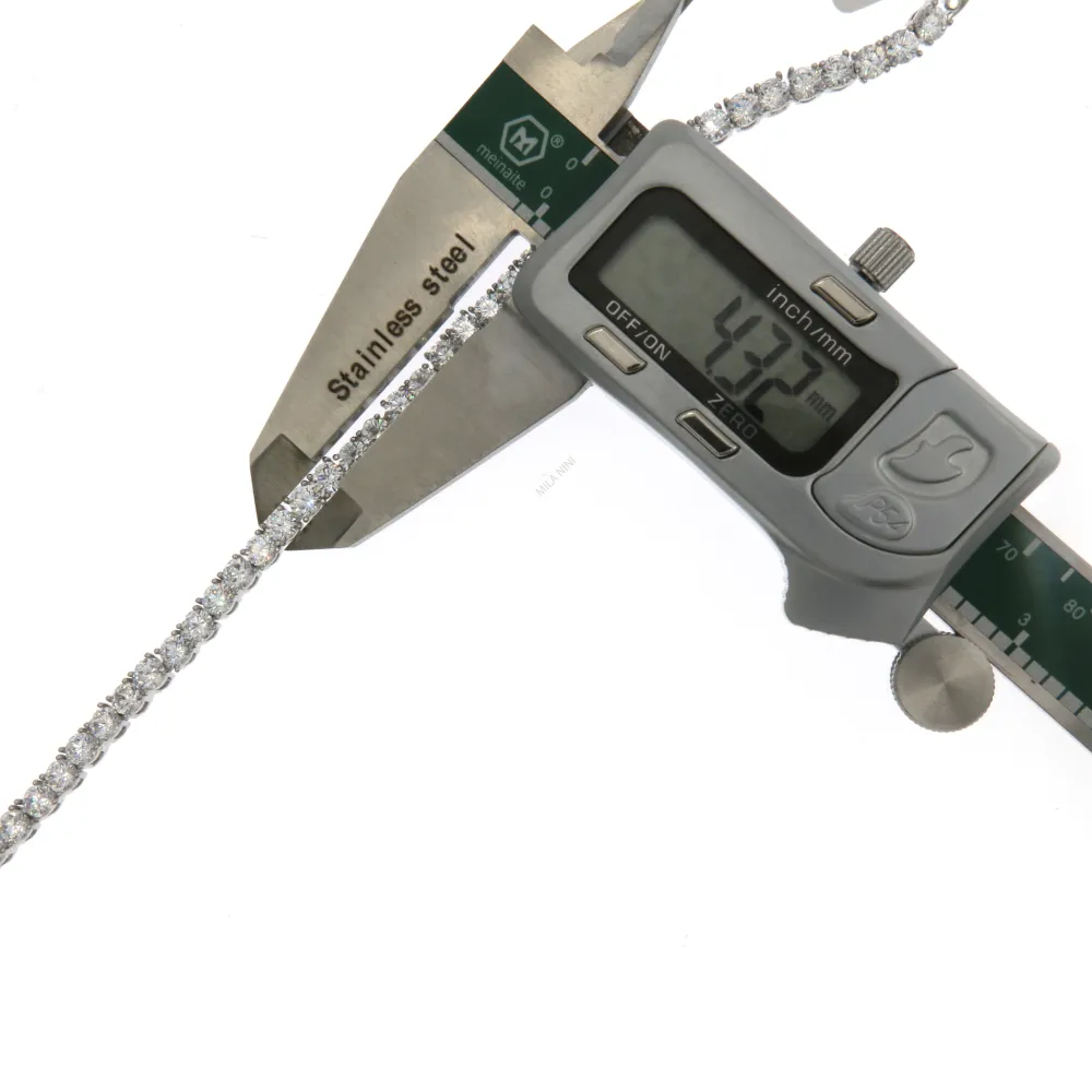 BMZ6583-Tennis 4mm-Bracciale con Zirconia Xuping - BMZ6583-Tennis 4mm-Bracciale con Zirconia Xuping