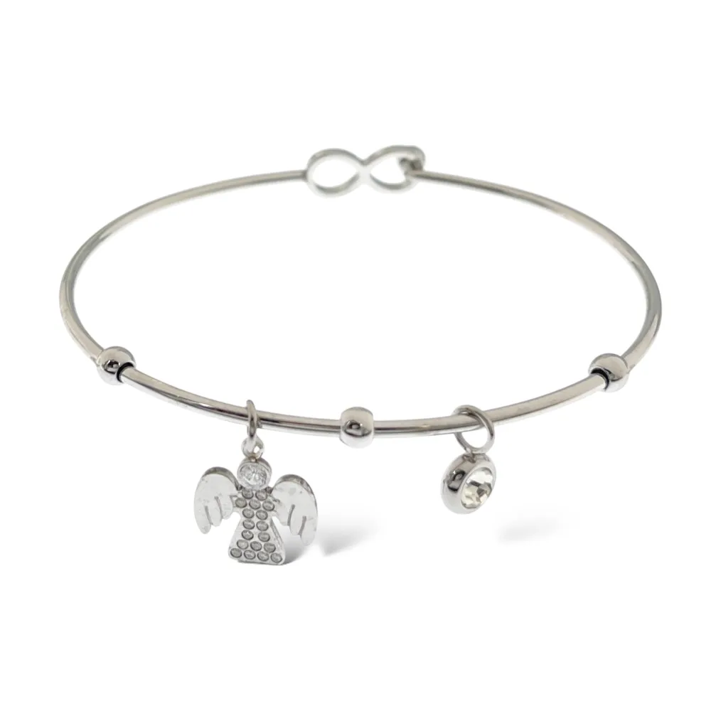 Mix Soggetti-12pz Bracciali in Acciaio con chiusura - BPA-103-AA1993-2004B