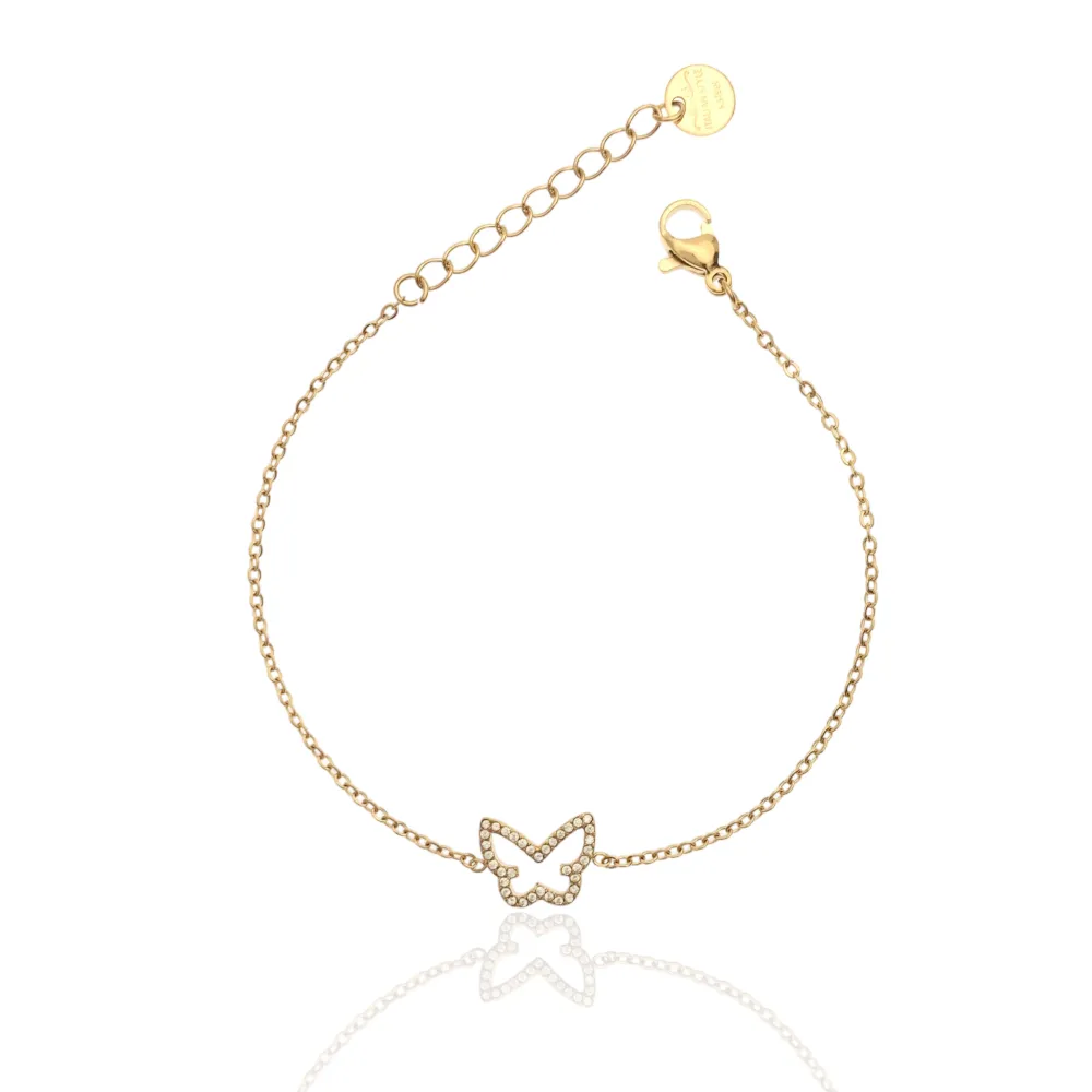 Soggetti Mix con Zirconia-24pz Bracciali in Acciaio con Chiusur - BPA-103-AA2819-2841B