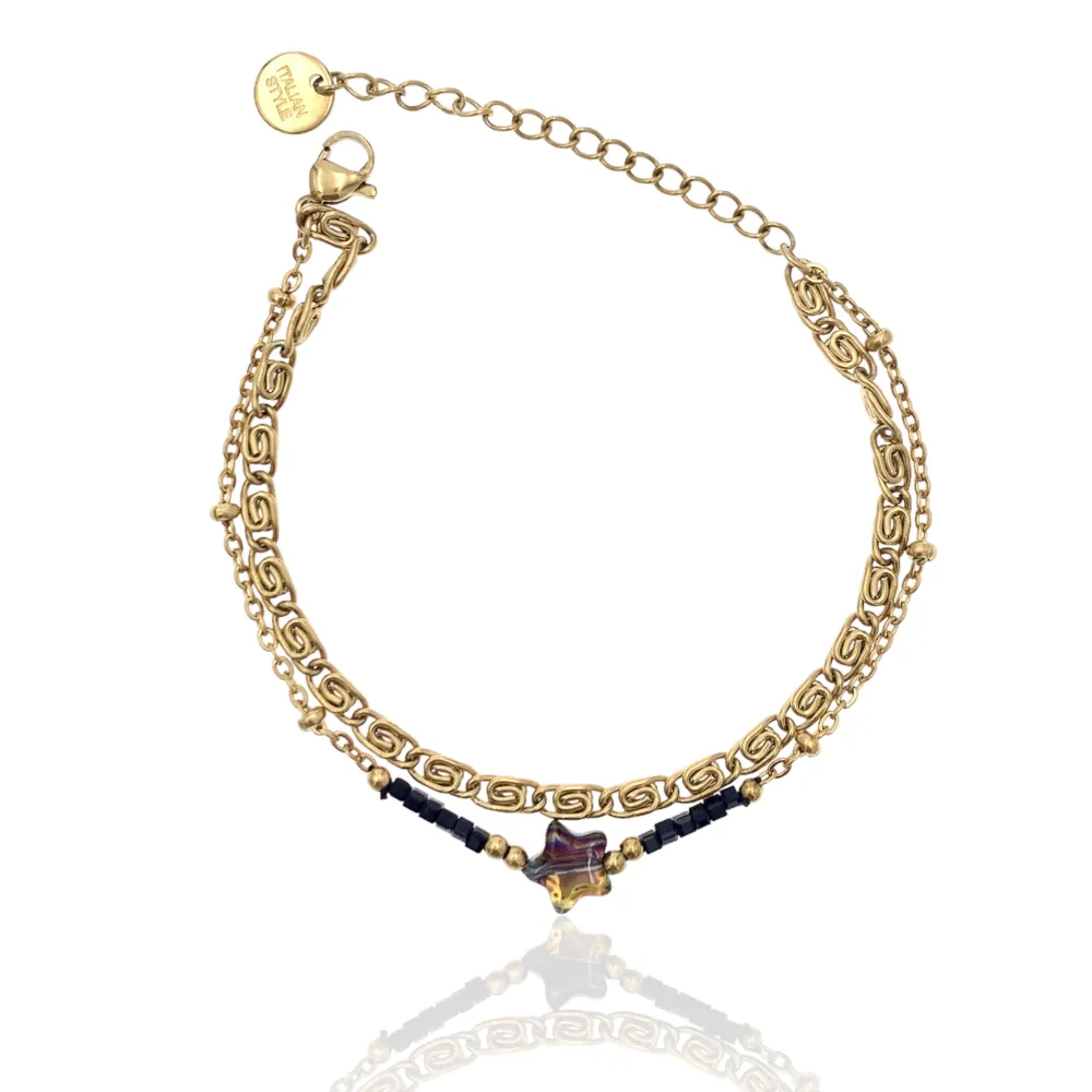 Mix Soggetti-15pz Bracciali in Acciaio - BPA-732-140 MULTICOLOR