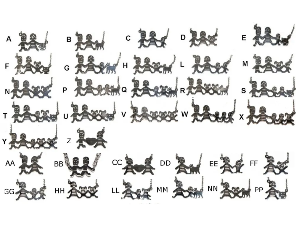 BAC1110-Bracciale Happy Family - Bracciale in Acciaio_2