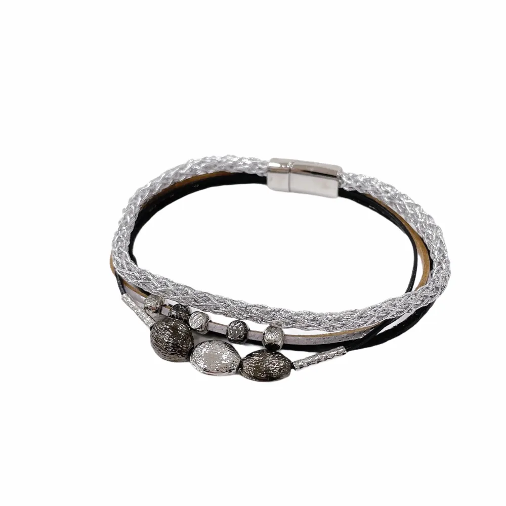 10Pz Bracciali +Cuscino in Omaggio - BPM176-183-Multifili con Charmes-10 Pz Bracciali