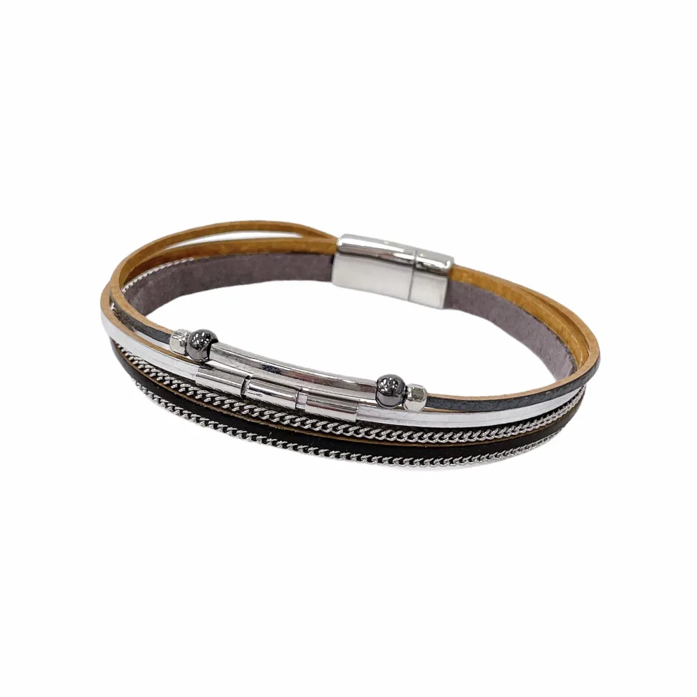 12Pz Bracciali +Cuscino in Omaggio - BPM176-230-Multifili con Charmes-12 Pz Bracciali