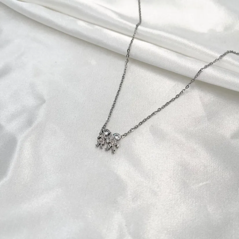 Bimbi-Collana Corta in Acciaio - CAC-103-AA315N